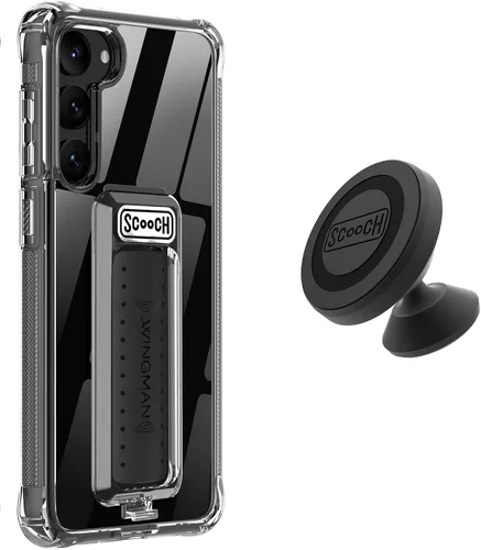Miniatura 25 de Scooch Wingman - Funda con función atril para Samsung Galaxy S9 [protección contra caídas de 10 pies] [soporte bidireccional] funda protectora a