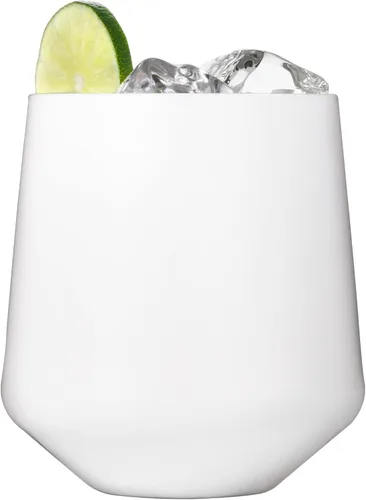 Drinique Copas de vino irrompibles sin tallo, juego de 4, hechas en Estados Unidos, de plástico Tritan irrompible, de 12 onzas, reutilizables para