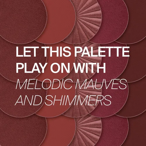 Miniatura 5 de OFRA Paleta distintiva - Symphony Paleta de sombras de ojos con tonos malva y brillantes 5 colores mezclables para todos los días y viajes