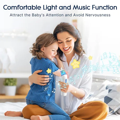 Miniatura 9 de Aspirador nasal eléctrico para bebé, aspirador nasal para niños pequeños, aspirador de nariz recargable para bebés, limpiador de nariz con 3 puntas