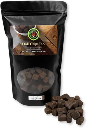 Cubos de roble francés para elaborar cerveza – Tostadas pesadas – 1 libra – Perfecto para el envejecimiento de vinos, licores, cerveza y mucho más