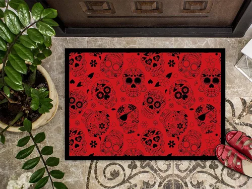 Miniatura 3 de Caroline's Treasures BB5120MAT - Felpudo para puerta delantera, 18 x 27 pulgadas, para interiores y exteriores, antideslizante, lavable, de pelo