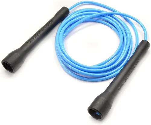 Buy Jump Ropes Cuerda para saltar diseño de regaliz con mango corto Negro/Azul