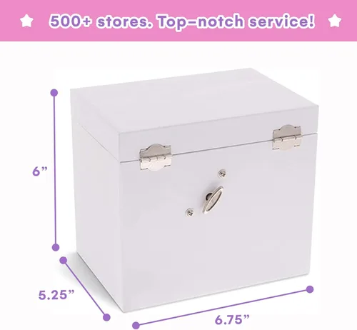 Miniatura 3 de JewelKeeper - Joyero musical grande con 2 cajones