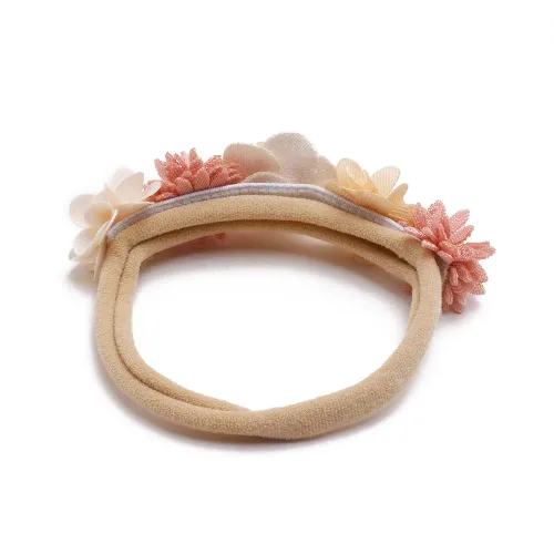 Miniatura 9 de XuoAz Juego de diademas florales para bebés y niñas, con corona de flores, banda elástica para el cabello para recién nacidos, accesorios