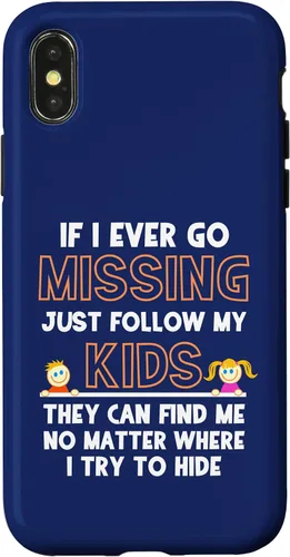 Miniatura 5 de If I Ever Go Missing Follow My Kids Funny Parenting Case for iPhone 17