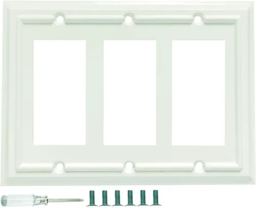 Miniatura 10 de Placas de pared, cubiertas de toma de corriente dúplex, placas de interruptor de luz de palanca, cubierta de interruptor de luz para decoración