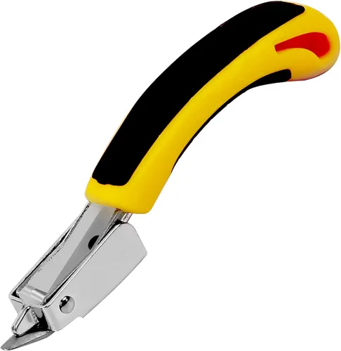 Miniatura 4 de KEILEOHO Alicates profesionales de lona con removedor de grapas, herramienta de estiramiento de acero inoxidable con mango de retorno de resorte