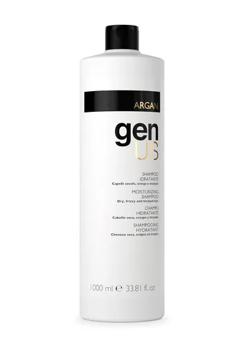 Miniatura 5 de Genus Mascarilla hidratante de argán para el cabello, enriquecida con aceite de argán y aceite de linaza para cabello seco, encrespado y tratado