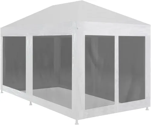 Miniatura 23 de vidaXL Gazebo, Tienda de campaña con 4 paredes laterales de malla, toldo de refugio para eventos de fiesta al aire libre, pabellón de glorieta