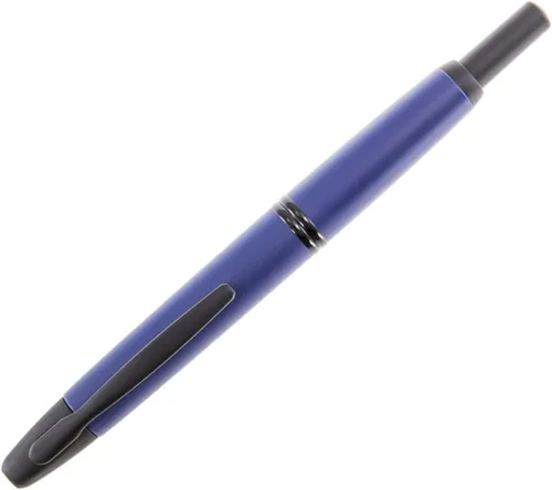 Miniatura 27 de PILOT Vanishing Point Collection - Pluma estilográfica retráctil, color azul carbonesco con detalles de rodio, tinta azul, punta fina (60149)