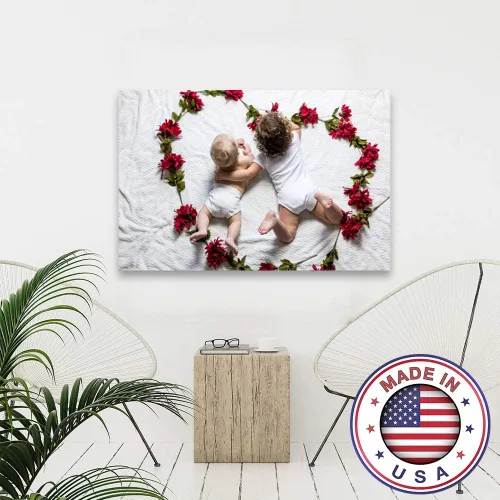 Miniatura 2 de Lienzo decorativo para pared personalizado con tus fotos, imágenes personalizadas a lienzo para sala de estar, dormitorio (8 x 10 pulgadas)