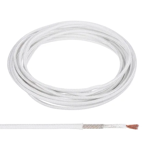 Miniatura 9 de PATIKIL Cable de alta temperatura de 14.8 pies, 9 AWG, -76.0-662.0 °F de fibra de vidrio de mica aislado, cable electrónico flexible resistente al