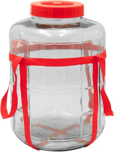 Kegco Fermentador Carboy de vidrio de boca ancha de 7.1 galones Fabricación de cerveza casera y vino