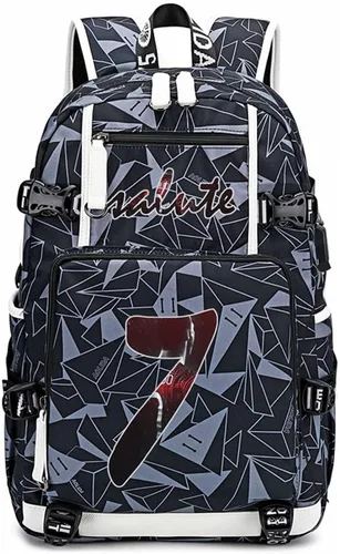 Miniatura 19 de Soccer Player 7 Mochila multifunción Viaje Fútbol Fans bolsa para hombres mujeres (estilo 4)