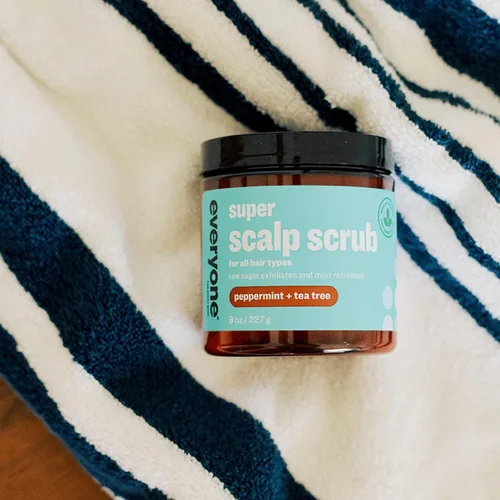 Miniatura 3 de Everyone Hair Care Super Scalp Scrub - Menta y árbol de té, botella de 8 onzas líquidas, exfoliante para el cuero cabelludo, exfoliante suave