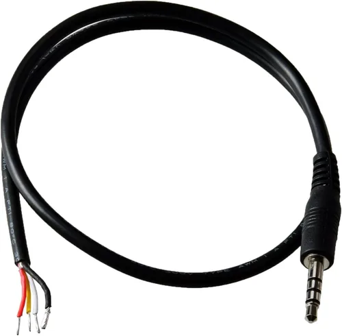 Gam3Gear 46-D 15.7 in 4 Pole Plug DIY Repetidor Controlador Cable para Surecom SR-112 SR-628 SR-328 SR-629 Radio Móvil Walkie Talkie