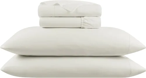 Miniatura 3 de Eclipse Sleep Solutions Faye Cooling King - Juego de sábanas (4 unidades), color blanco nieve