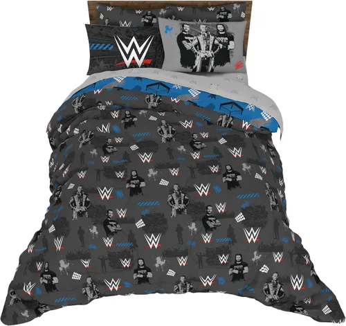 Miniatura 104 de Franco - Juego de ropa de cama para niños, edredón y sábanas supersuaves con funda de almohada, 5 piezas, tamaño individual, Jurassic World, 6A1348