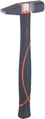 Miniatura 2 de Picard Martillo remachador BlackTec 7.05 oz – Patrón alemán, cruz Peen, cabeza de acero aleado, recubrimiento en polvo negro, baja vibración, mango