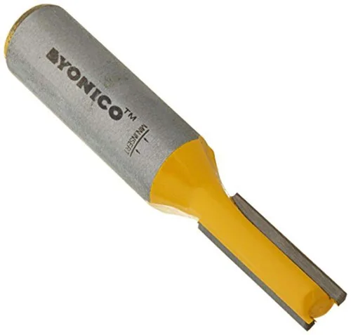 Miniatura 45 de YONICO Brocas de enrutador Broca recta 5/8 de pulgada de diámetro X 3/4 de pulgada de altura vástago de 1/4 de pulgada 14159q