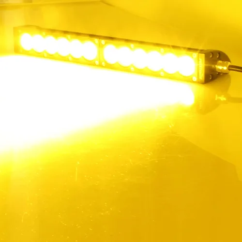 Miniatura 7 de AngelMa - Barra de luz LED de 13 pulgadas, haz de punto ámbar de una sola fila, 9000 lm, lámpara súper brillante para camioneta SUV, ATV, UTV