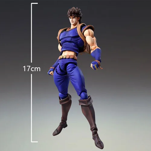 Miniatura 6 de QAHEART Figuras de Brando Kujo Jotaro/Joseph Joestar - Figura de anime, estatuas de acción ultra movibles, adornos Estrella Platino Púrpura