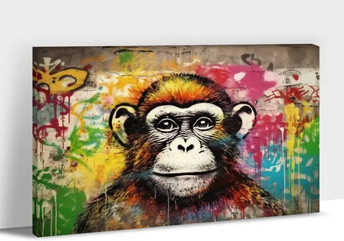 Miniatura 38 de ANRUOXI Arte de Pared de Graffiti, Impresión de Lienzo de Astronauta Espacial de Graffiti para Decoración de Pared, Impresiones de Arte Modernas