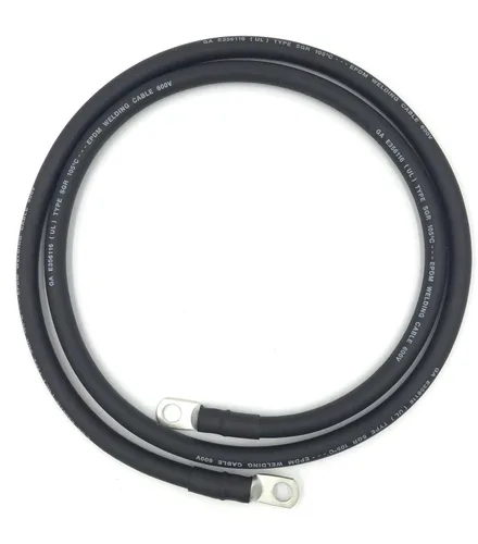 End Game Cables de batería premium de calibre 6 AWG, fabricados en EE.UU., positivo o negativo, rojo o negro, cables de batería de repuesto para