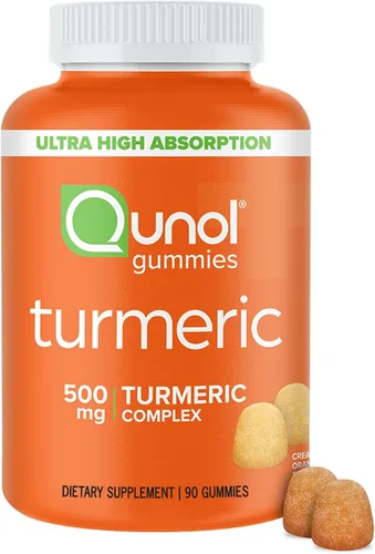 Miniatura 7 de Qunol Gomitas de Cúrcuma, Gomitas con 500mg de Curcumina de Cúrcuma, Suplemento de Apoyo para las Articulaciones, Curcumina de Cúrcuma de Ultra Alta