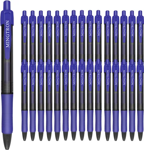 Miniatura 9 de Paquete de 30 bolígrafos de gel de punta fina negra, sin manchas, retráctiles, 0.020 in, tinta negra