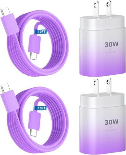 Miniatura 13 de Cargador rápido para teléfono 17 16 15, bloque de carga USB C de 30 W para teléfono 17 16 15 Pro Max y cable tipo C de 8 pies para iPhone 17/Air/17