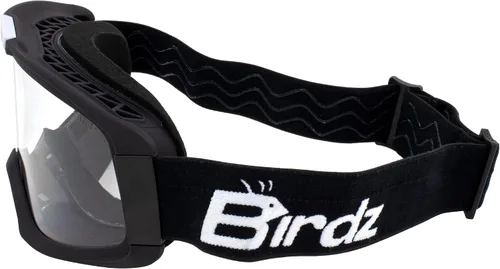 Miniatura 3 de Birdz Pelican - Gafas de protección Fitover acolchadas para ATV y motocicleta, con lente transparente