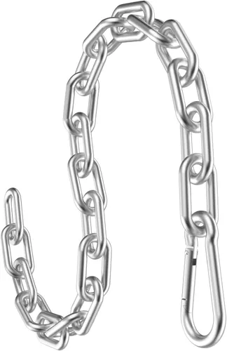 Miniatura 13 de Cadena de extensión de 23.6 pulgadas para equipo de ejercicio, extensión de cadena de fitness para máquina de entrenamiento, accesorio de cadena