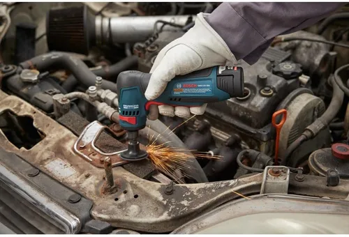 Miniatura 8 de Bosch GWG12V-20SB23 12V Max Kit de Amoladora de Troquel de Ángulo Recto Sin Escobillas de 1/4 Pulgada con (2) Baterías de 3 Ah