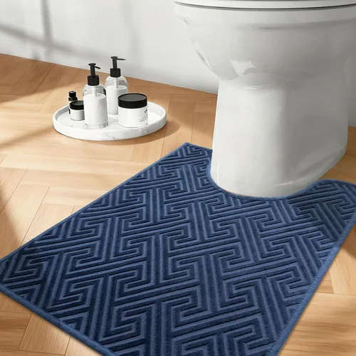 Miniatura 10 de YIHOUSE Beige Bathroom Rugs 17"x24", Quick Dry Non Slip Bath Rug, Absorbent Machine Washable Thin Bath Mat for Restroom Floor Tub Laundry Room Home