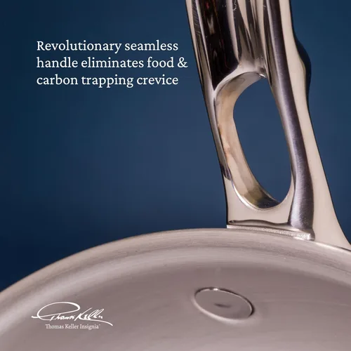 Miniatura 8 de Thomas Keller Insignia by Hestan - Juego de utensilios de cocina de acero inoxidable de 7 piezas, compatible con placa de inducción