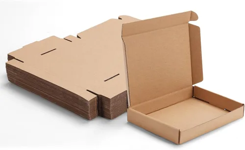 Miniatura 23 de MEBRUDY Cajas de envío de 4 x 4 x 2 pulgadas, paquete de 100 unidades, pequeñas cajas de cartón corrugado para enviar por correo, embalaje de Marrón