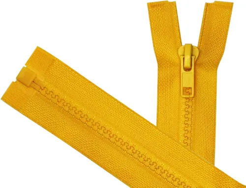 Miniatura 15 de ANPURZII 2 cremalleras separadoras #5 de 36 pulgadas para coser abrigos, cremalleras de plástico moldeado negro a granel (negro 36" 2 unidades)