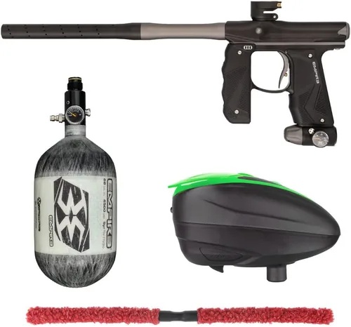 Miniatura 7 de Action Village Empire Mini GS TP Contender Kit de pistola de paintball con tanque 68/4500 Negro Polvo/Negro Polvo