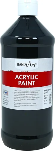 Miniatura 45 de Pintura acrílica para estudiantes, artesanías de 16 onzas. Plateado metálico