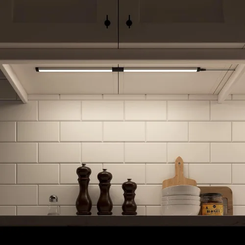 Miniatura 5 de GETINLIGHT IN-0110-26-SN-5K - Luces LED enchufables para debajo de la encimera, 12 pulgadas, luz de día 5000 K, paquete de 6 Blanco frío 5000K