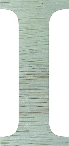 Miniatura 18 de Letras de madera para colgar en la pared de 15 pulgadas B Times New Roman Font, decoración de madera DIY Shape Letter, encantador cuarto de bebé sin