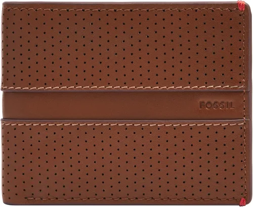 Miniatura 26 de Fossil Billetera plegable de cuero para hombre con ventana de identificación abatible para hombres