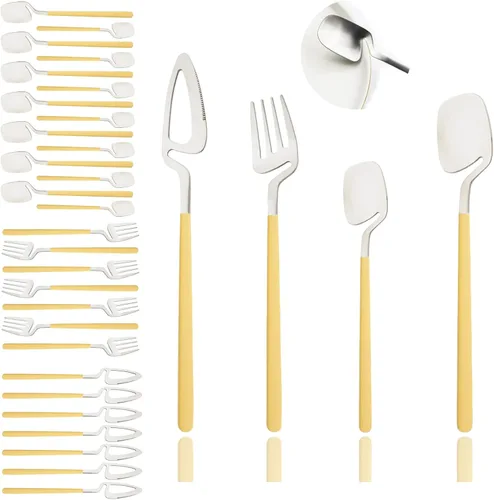 Miniatura 23 de JASHII Cuchara de mermelada de miel, mini cuchara de café de acero inoxidable, cucharadita, 6 piezas (plata mate)