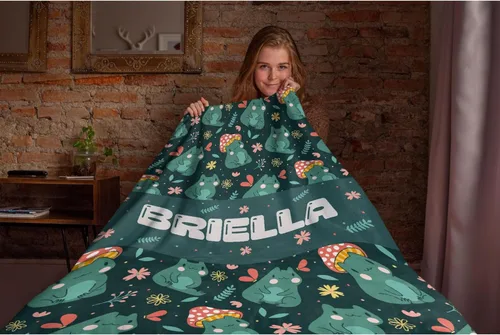 Miniatura 5 de La manta de bebé personalizada con nombre es súper suave y cálida, la manta ligera es ideal para todas las estaciones, para bebés, niñas y niños