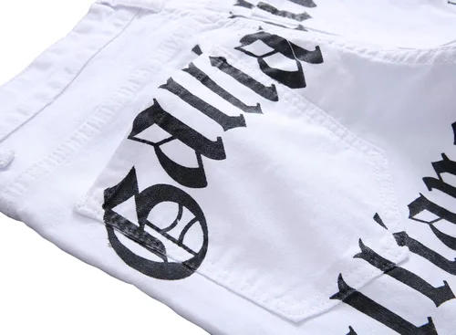 Miniatura 5 de Enrica Pantalones vaqueros estampados casuales para hombre