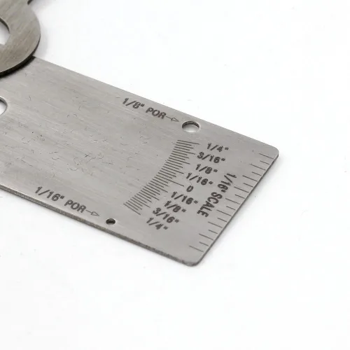 Miniatura 6 de Soldadura V-Wac Gage Soldadura estándar Borde de morder Bajo corte Calibre Soldador inspección regla