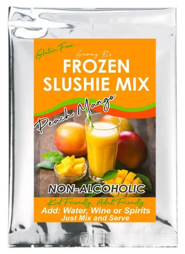 Miniatura 7 de Mezcla de Cóctel Frozen Slush Slushy Drink - Alcohólica o Sin Alcohol, Agua, Jugo, Soda, Vino, Vodka, Ron, Tequila (Naranja Sanguina)