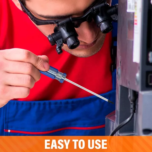 Miniatura 9 de Paquete de 2 destornilladores Torx T8 – Bueno para trabajos de reparación, bricolaje, electrónica y controladores Destornillador Torx T8 de acero
